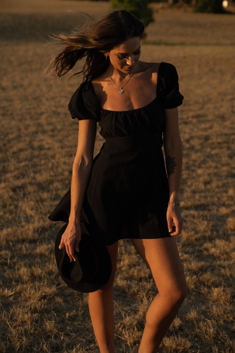 Dahlia mini dress - Black