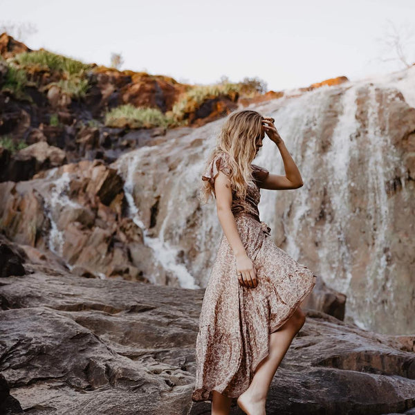 Spell lioness ruched strappy dress new arrivals