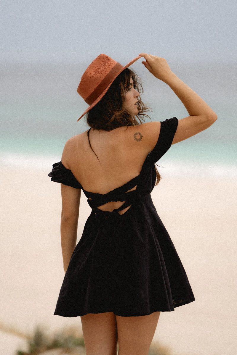 Dahlia mini dress - Black