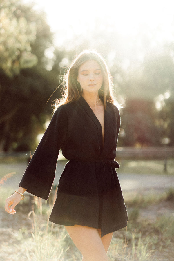 Jolene Robe/Dress - Black