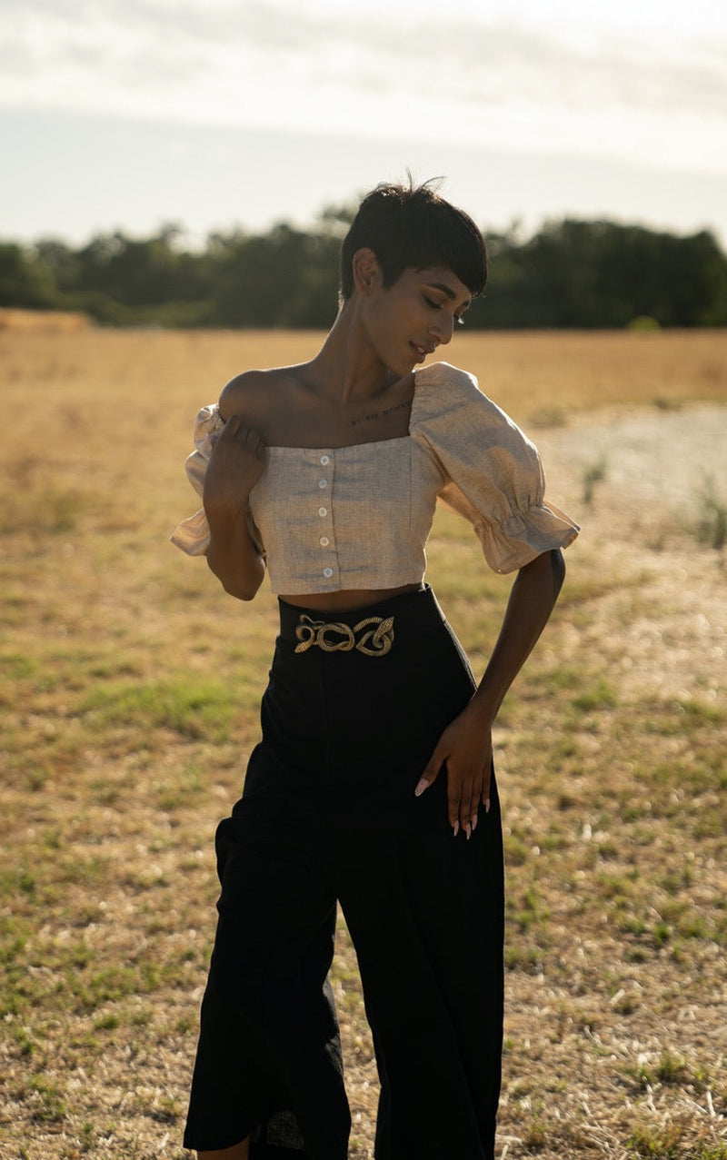Rancho top- Natural