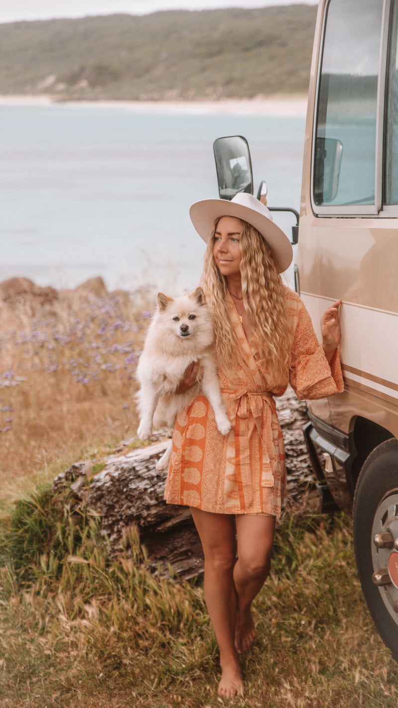 Jolene Robe/Dress - Orange