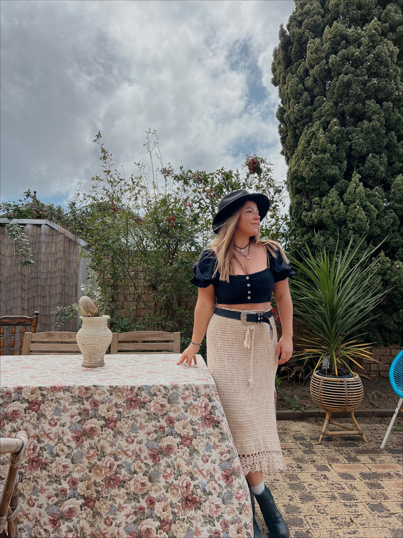 Rancho top- Black